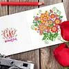 12pcs DIY Diamond Painting Greeting Cards Mosaic Birthday Postcard (HKDZ08)