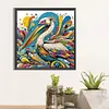 >SALE<5D DIY Partial Special Shaped Drill Diamond Painting Kit Owl Decoration 30x40cm