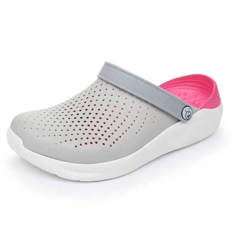 Clogs Sandals Women Mens Summer Water Shoes Light Breathable Casual Slippers Swimming Walking Beach Sports Anti-slip Flip Flops