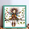 Fairy-11CT Stamped Cross Stitch 45*45cm/17.72*17.72in