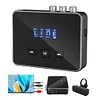 BT 5.4 Transmitter Receiver with RCA 3.5mm AUX & Display Wireless Audio Adapter