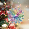 Diamond Painting 2D Flat Winter Snowflake Wall Door Decor
