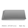 Desktop Aluminum Alloy Metal Mouse Pad Double-Sided Aluminum Anti-Slip Pad Desk Pad Suitable for Gaming and Office