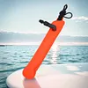 Inflatable Diving Buoy SMB High Visibility Buoy for Diving Enthusiasts (Orange)
