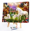 White Horse-Paint by Numbers Acrylic Painting 50*40CM