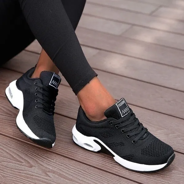 2021 Women Running Shoes Breathable Mesh Outdoor Light Weight Sports Shoes Casual Walking Sneakers Tenis Feminino
