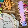 2Pcs-30 Holes Embroidery Floss Organizer Cross Stitch Thread Holder Line Storage Boards