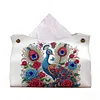 DIY Diamond Painting Creative Design Leather Handmade Tissue Holder Rhinestones Decorative Tissue Box Craft Kits