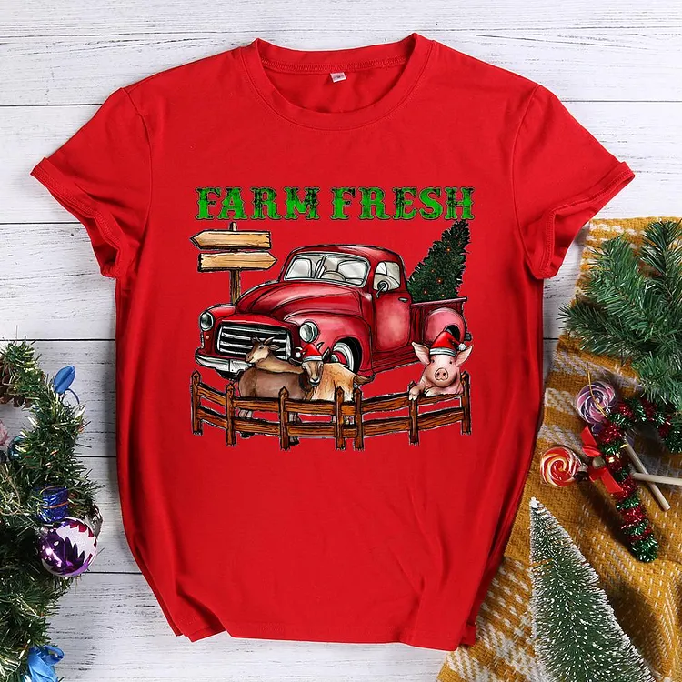 ANB -   Farm Fresh Truck Retro Tee-011969