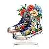 >SALE<Special Shape Single-Side Desktop Diamond Art Kit Home Craft Decor (Canvas Shoe)
