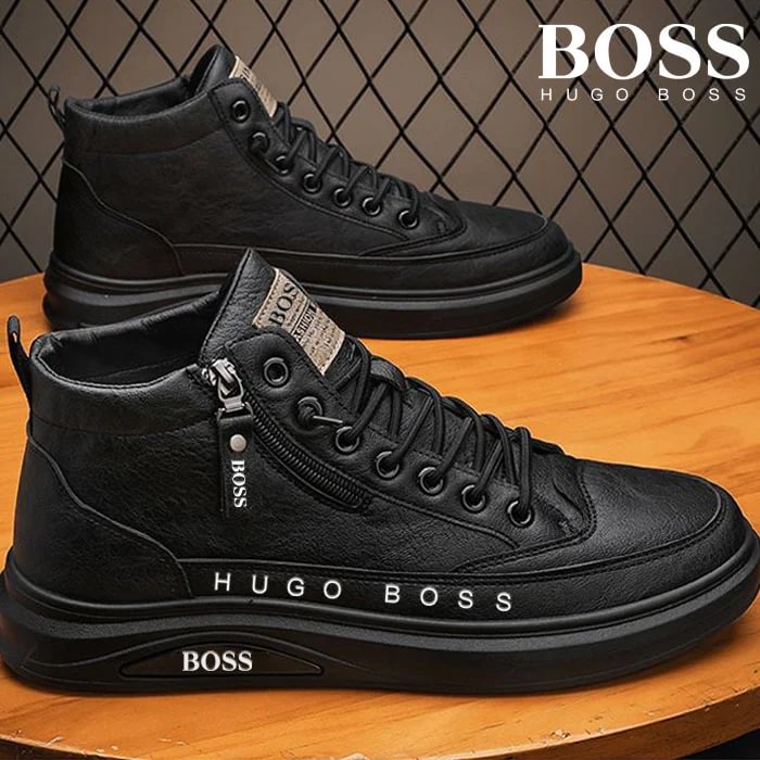 【BOSS&reg;】2024 nowe męskie buty na co dzień ze sk&oacute;ry cielęcej