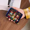 (US Local)DIY Diamond Art Diamond Dot Card Pack 5D Diamond Painting Coin Pouch Gift (Elk)