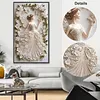 Diamond Painting-DIY Crystal Rhinestone White Dress Fairy(40x70cm)