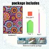 Flower Mandala 5D DIY Diamond Art Painting Notebook Kit 50 Pages A5 Rhinestone Art Painting Notebook Kit for Adults Beginners Holiday Birthday Gift