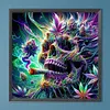 Diamond Painting -DIY Full Round Drill Skull(40*40 CM)
