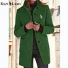 DAMSKI WEŁNIANY PŁASZCZ I KOŁNIERZ RALPH LAUREN