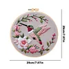 Flower Hummingbird-Embroidery Kit