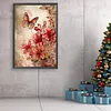Retro Butterfly Hibiscus-Paint by Numbers Acrylic Painting 40*60CM(Poster style）