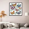 Color Butterfly-14CT Stamped Cross Stitch Kit(33x34cm)