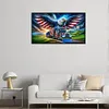 American Eagle-Full Round Diamond Painting 70*40CM