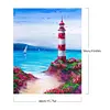 Ink Lighthouse-Paint by Numbers Acrylic Painting 40*50CM