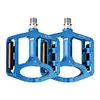Double DU Bicycle Pedal Waterproof Alloy Pedal Anti-Slip Widened Nail Pedal