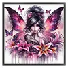 Butterfly Fairy-11CT Stamped Cross Stitch 50*50cm/19.69*19.69in