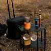 2 In 1 Camping Stove Gas Heater 2500W Portable Roasting Stove for Travelling