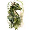 (Big Size) Dragon - 11CT Stamped Cross Stitch 50*70cm/19.69*27.56in
