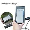 Waterproof Bicycle Handlebar Holder Bag 360 Rotation for 4.7-6.5 Inch Smartphone