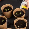 50 Pcs Peat Pots Biodegradable Eco-Friendly Plants Seedling Starters Kit