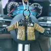Downcoat Keychain Charm Bag Charm Jacket Funny Gift Idea