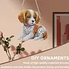 Diamond Painting Acrylic Double-side Big Dog Pendant Hanging Gem
