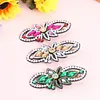 3pcs Girls DIY Diamond Hair Clip Butterfly Hollow Hairpin Elegant Barrettes