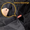 Dog Seat Cover for Back Seat, 100% Waterproof Dog Car Seat Covers with Mesh Window, Scratch Prevent Antinslip Dog Car Hammock, Car Seat Covers for Dogs, Dog Backseat Cover