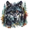 Forest Wolf - 11CT Stamped Cross Stitch - 50*50cm - Animal