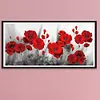 (US Local)Poppy-Paint By Numbers Kit(80x40cm)