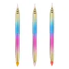 Gradient Rotary Point Drill Pen 5D DIY Diamond Painting Tool with Clay Tips