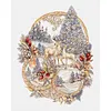 Christmas Reindeer - 14CT Counted Cross Stitch - 40*50cm - Animal Xmas
