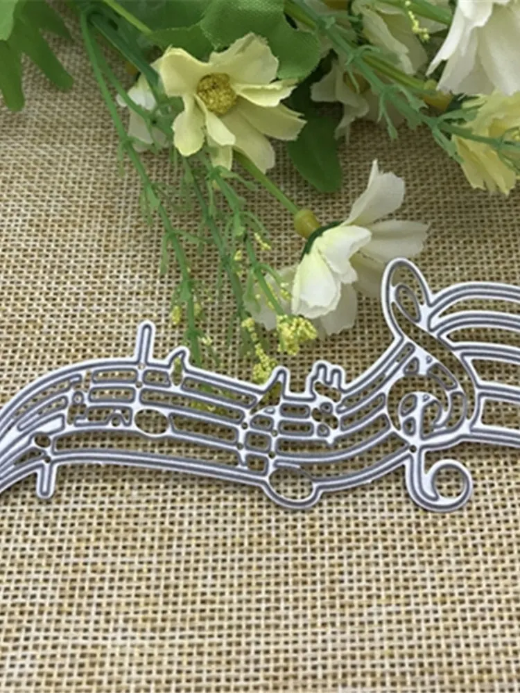 Music Note Metal Cutting Dies Stencil Scrapbooking Photo Album Card Paper Embossing Craft DIY