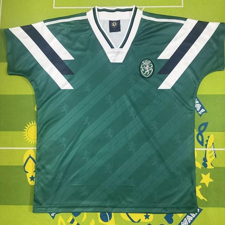 1990 Lisbon Green Retro Jersey - Retro Version