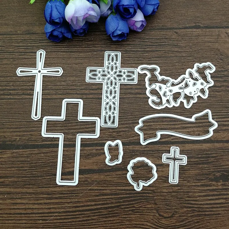 Cross Hope Dies Metal Cutting Dies Stencils For Card Making Decorative Embossing Suit Paper Cards Stamp DIY