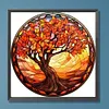 Maple Leaves-Paint by Numbers Acrylic Painting 40*40CM
