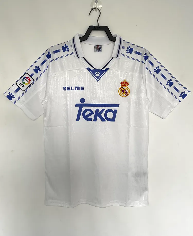 1996-97 Real Madrid Home Retro Jersey