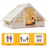 [US Local Warehouse] 2 Pack Shade Sail Poles 10FT Outdoor Sun Shade Poles 2.74in Diameter Heavy Duty Metal Post for Deck Patio Outside Backyard