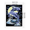 Dolphin - 9CT Partial Beaded Cross Stitch Kit(20x28cm)