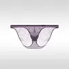 Men's Low-Rise Ultra-Thin Transparent Hollow Bikini Sexy Ice Silk Briefs