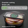 Wireless Charger with LED Desk Lamp, 3 Brightness Levels Dimmable LED Table Lamp with Touch Control, Wireless Charging Stationg Compatible with iPhone Series/AirPods/iWatch