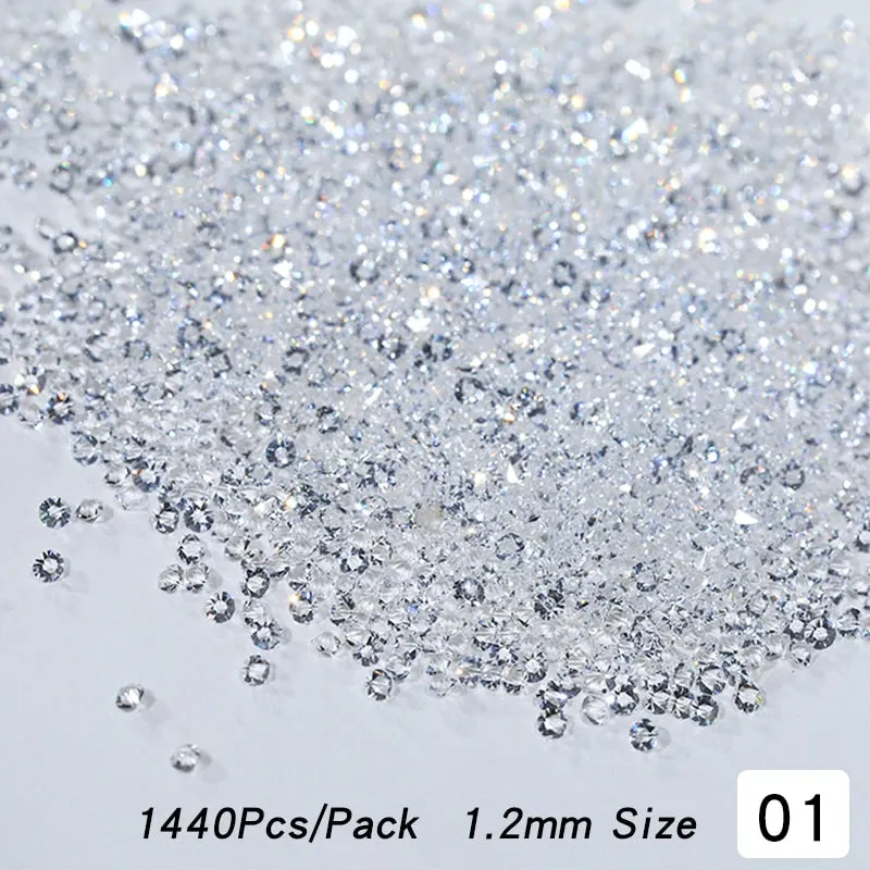 48pcs Mixed Size Aurora Little Bear Nail Art Accessories Resin Kawaii Bear Stereo FlatBack 3D Fashion Fingernail DIY Decoration-Nail Inspo