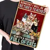 Cat - Vintage Metal Signs - 20*30cm/30*40cm